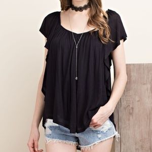 NEW eesome  Black Top S-M-L